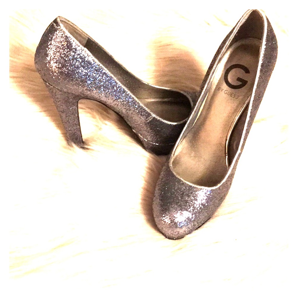 G by Guess Verna Glitter Platform Pump